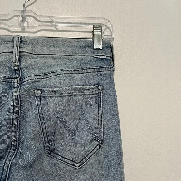 Mother Denim Looker Ankle Fray Jeans in Clear as Day Size 25 - Picture 7 of 12